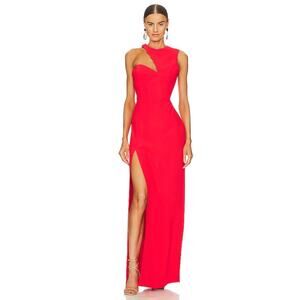 Amanda Uprichard X REVOLVE Gilda Gown in Crimson Size Small